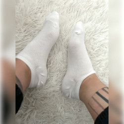 Weiße Socken